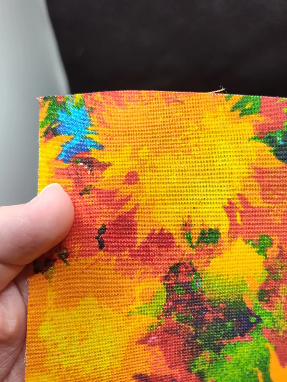 4.50 INCH Sunburst Cotton Fabric SQUARES